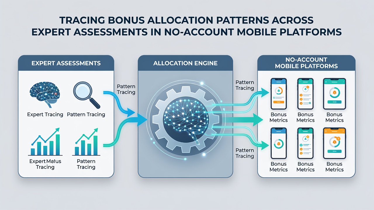 Detailed visualization of bonus allocation patterns and expert scoring metrics across mobile platforms